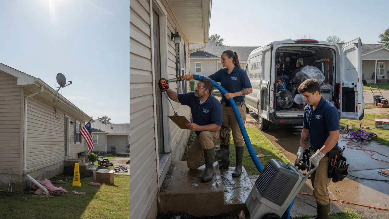 Ceiling Water Damage Restoration in Lindale, TX near me